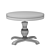 Marble Round Classic Table 3D model small image 2