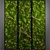 Nature's Oasis: Panel Moss Wall 3D model small image 1