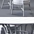 Luxury Dolcefarniente ORTENSIA Chair & IRENE Table 3D model small image 3