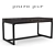 Rustic Rainer Desk: Stylish, Spacious & Functional 3D model small image 1