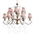 Pearl Lace Chandelier 870mm 3D model small image 2