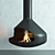 Ergofocus Fireplace: Modern and Stylish 3D model small image 1