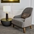 Modern Furniture Set 3D model small image 2