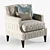 Eaton Armchair: Luxurious Comfort at ROOMA 3D model small image 1