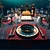 Haunted Halloween Table Setting 3D model small image 2