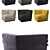 Versatile Modular Frameless Sofa 3D model small image 2