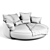 Tiamat Sofa: Sleek and Stylish Design 3D model small image 3