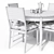 Elegant Scandinavian Miloni Set 3D model small image 3