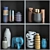 11-Piece Decor Set - Corona/Vray Materials & Multiple File Formats 3D model small image 1