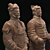 Title: Terracotta Army Soldiers Sculpture

Description (translated): Sculptures of officers and generals from the Terracotta Army. Replicas 3D model small image 2