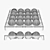 Polygons Pool Balls Set 3D model small image 3