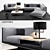 Luxury Legend L Sofa Set 3D model small image 1