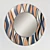 Elegant Wave Mirror by VDfurniture 3D model small image 1