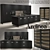 Sleek Steel Island: Arclinea Italia 3D model small image 1