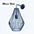 Elegant Wire Pendant Lamps 3D model small image 1