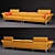 Modern Nicoletti Sofa: Sleek Design & Quality Craftsmanship 3D model small image 1