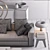 Modern Minotti Set: Ultimate Elegance 3D model small image 3