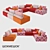 Modular Oasis Sofa - 8 Modules 3D model small image 1