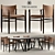 Trussardi Casa Saddle Chair Set 3D model small image 1