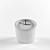 Concrete Table Clock 3D model small image 1