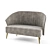 Nuka 2-Seater Sofa: Sleek and Comfortable 3D model small image 2
