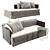  Flexform EDEN: Sleek Corona Collection 3D model small image 2