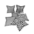 Stylish Pillow Set  All Textures  OBJ File 3D model small image 2