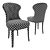 Glamorous Gypsy Rose IPE Cavalli Chair 3D model small image 3