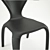 Sleek and Stylish Marilyn Chair 3D model small image 2