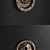 Contemporary Black Bowfront Chest 3D model small image 2