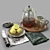 Scandinavian Tea Set 3D model small image 1