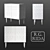 Trompe l'oeil Agra Glass Cabinets 3D model small image 2