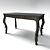 Spanish Writing Desk with Drawer 3D model small image 1