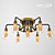 Elegant Alonzo 7-Light Chandelier 3D model small image 1