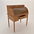 Elegant Writing Desk 3D model small image 1