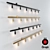 Star 6 Pendant: Brass & Black 3D model small image 3