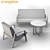 Title: Modern Flex Armchair & Sofa Set 3D model small image 2