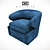 "Eichholtz Dorset Armchair: Classic American Sophistication 3D model small image 1