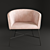 Ellos Palma Armchair: Comfort and Style 3D model small image 2