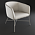 Ellos Palma Armchair: Comfort and Style 3D model small image 3