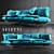 Seletti Comfy Blue Sofa: Modern Design, Ultimate Comfort 3D model small image 2