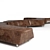 Modern Edge Pouf - Sleek Design & Superior Comfort 3D model small image 4