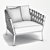 Vincent Sheppard Leo Lounge Chair - Contemporary Comfort for Stylish Spaces 3D model small image 3