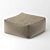 Adjustable Knit Pouf 3D model small image 1