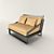 Popam Cozy Armchair 3D model small image 1