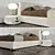 Title: Vintage 1946 Roxanne Bed 3D model small image 2