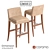 Sleek Onda Barstool: Modern Elegance for Your Space 3D model small image 1