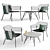 Emy Lyze Outdoor Furniture Set 3D model small image 1