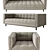 Cora Madison Sofa Set 3D model small image 2