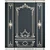 Gypsum Frame Kit: Elegant Wall Decor 3D model small image 1